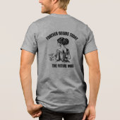 永遠は今日始まる ブライダルSVG - The Future Mrs トライブレンドTシャツ (裏面)