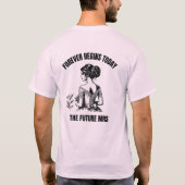 永遠は今日始まる ブライダルSVG - The Future Mrs Tシャツ (裏面)