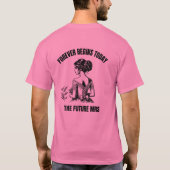 永遠は今日始まる ブライダルSVG - The Future Mrs Tシャツ (裏面)
