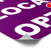 永遠は必須の場所はオプションのポスター ポスター (角)