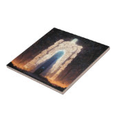 永遠への扉ファンタジーSci-Fiアート タイル (側面)