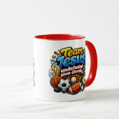永遠より不敗のチームイエス - キリスト教 マグカップ (正面右)