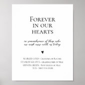 永遠エレガントに私たちのハートの結婚サインで ポスター (正面)