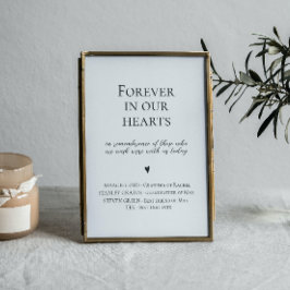 永遠エレガントに私たちのハートの結婚サインで ポスター