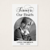 永遠エレガントに私たちのハート祈りの言葉カード (正面)