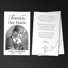 永遠エレガントに私たちのハート祈りの言葉カード