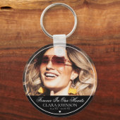 永遠エレガントに私たちのハート記念写真 キーホルダー (正面)