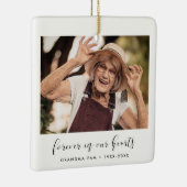永遠エレガントに私たちのハート記念写真 セラミックオーナメント (右)