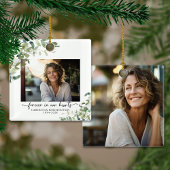 永遠エレガントに私たちのハート記念写真 セラミックオーナメント