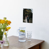 永遠エレガントの写真に名前を結婚ロマンチック 箔ポスター (レイダウン (キッチン))