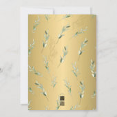 永遠エレガント：結婚式の日に参加しよう 招待状 (裏面)