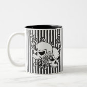 永遠スカル ツートーンマグカップ (左)