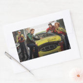 永遠スピードウェイ 長方形シール (封筒)