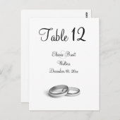 永遠テーブル番号 ポストカード (正面/裏面)