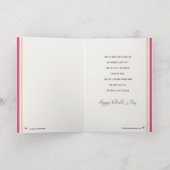 永遠パーソナライズされたに愛するバレンタインデーのカード 箔シーズンカード (内側レイダウン)