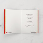 永遠パーソナライズされたに愛するバレンタインデーのカード 箔シーズンカード (内側レイダウン)