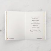 永遠パーソナライズされたに愛するバレンタインデーのカード 箔シーズンカード (内側レイダウン)