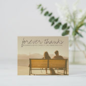 永遠モダンに感謝してい | カップル写真2 ポストカード (スタンド正面)