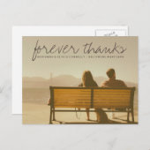 永遠モダンに感謝してい | カップル写真2 ポストカード (正面/裏面)