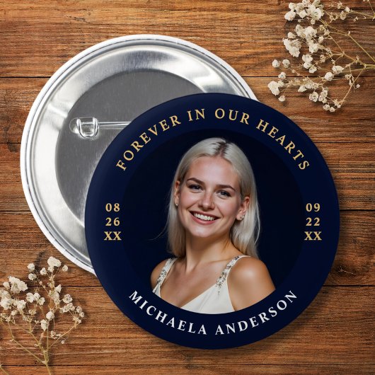 永遠モダンに私たちのハート葬儀/メモリアル 缶バッジ