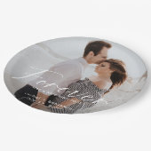 永遠モダンに素敵なリングの写真婚約 ペーパープレート (アングル)