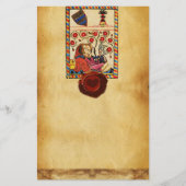 永遠ラブパーチメント赤いハートワックスシール 便箋 (正面)