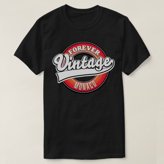 永遠ヴィンテージモナコ Tシャツ (デザイン正面)