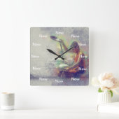 永遠今 スクエア壁時計 (ホーム)