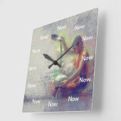 永遠今 スクエア壁時計 (傾斜)