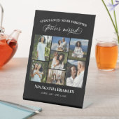 永遠恋しく思エレガント記念写真コラージュ 台座サイン (インサイチュ)