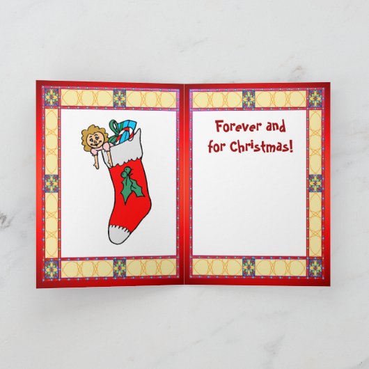 永遠最高のにクリスマスのために! シーズンカード (内部)