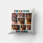 永遠最高のの友達は友情を美しく飾る クッション (裏面)