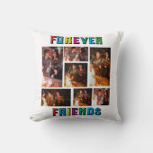 永遠最高のの友達は友情を美しく飾る クッション (正面)