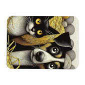 永遠最高のの友達：パワリーで愛らしいデュオ マグネット (横)