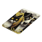 永遠最高のの友達：パワリーで愛らしいデュオ マグネット (左側)