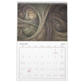 "永遠"のフラクタル カレンダー (1月 2027)