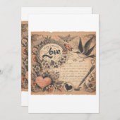 🖋️永遠❤️のラブレター📜💘 シーズンカード (正面/裏面)