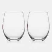 永遠 ステムなしワイングラス (左)