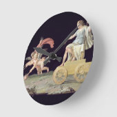 永遠(パネルの油) ラウンド壁時計 (傾斜)