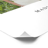 永遠 |パーソナライズされたの結婚プリント フォトプリント            (角)