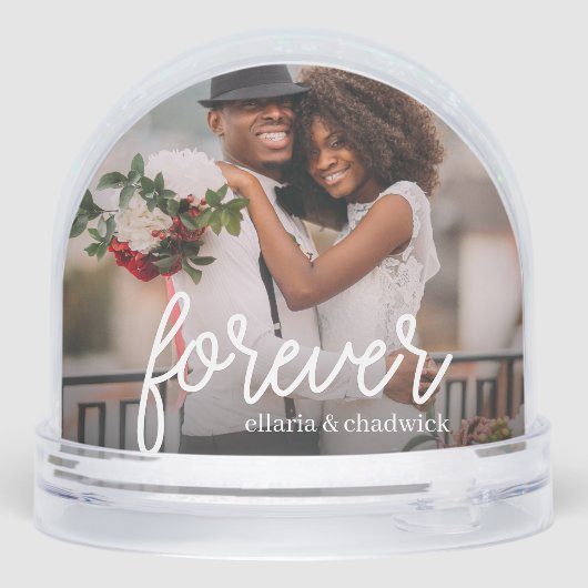 永遠 | 結婚の写真と名前 (裏面)