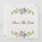 永遠 – 2つのハート- 1つの愛の日付を保存 招待状 (正面)