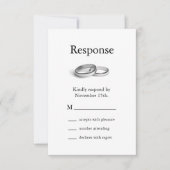 永遠RSVP 出欠カード (正面)