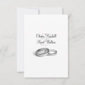 永遠RSVP 出欠カード (裏面)