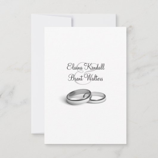 永遠RSVP 出欠カード (裏面)