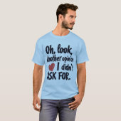 求めていない意見を寄越すな Tシャツ (正面フル)