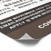 求人はっきりした募集広告 ポスター (角)