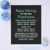 求人スタイリッシュ募集広告 チラシ (シングル)