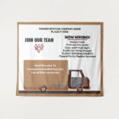 求人募集中 ビジネス 現在募集中 オーダーメイド タペストリー (正面(横))