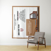 求人募集中 ビジネス 現在採用中 パーソナライズ タペストリー (インサイチュ)